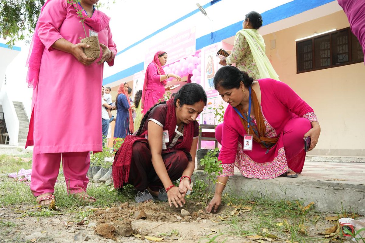 #LokSabhaElections2024    Under the unique initiative of the Distt Administration, around 15000 plants were planted by voters; especially first timers, PwDs and 85+. #ChunavKaParv #DeshKaGarv #YouAreTheOne #EveryVoteMatters @justcsachin @acd_jammu @diprjk @DswoJammu