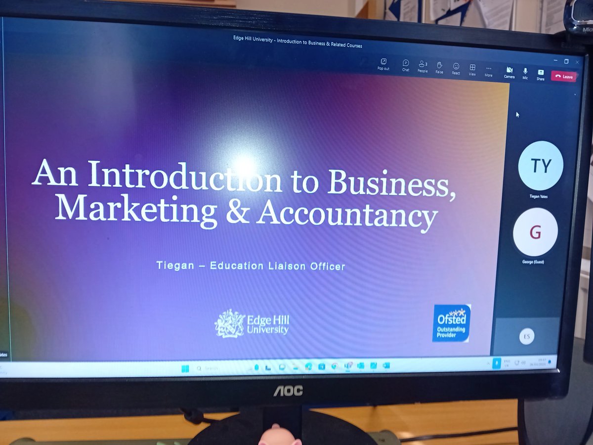 💼 We had the privilege of hosting Teigan Yates from Edge Hill University, shedding light on the endless possibilities with degrees in Business, Management, Marketing, and Accountancy. #Education #Business #Management #Marketing #Accountancy #ApprenticeshipOpportunities