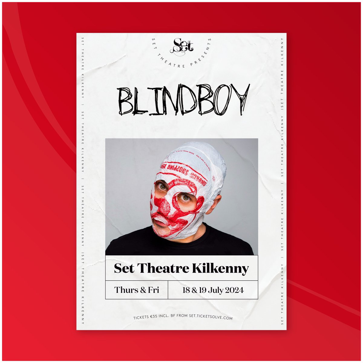 The Blindboy Podcast on Friday 19 July is now Sold Out, but there's still some tickets left for Thursday's show The Blindboy Podcast Thursday 18 July Set Theatre Kilkenny 𝗧𝗜𝗖𝗞𝗘𝗧𝗦 set.ticketsolve.com/shows/11736537…