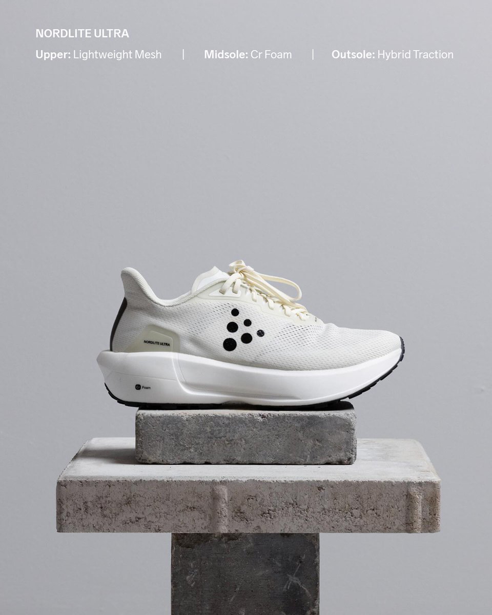 For trail or road?
Yes.

Nordlite Ultra is a true hybrid running shoe open to any possibility along your route. A long-distance run on smooth tarmac? OK. A detour on muddy and slippery forest trails? No problem.