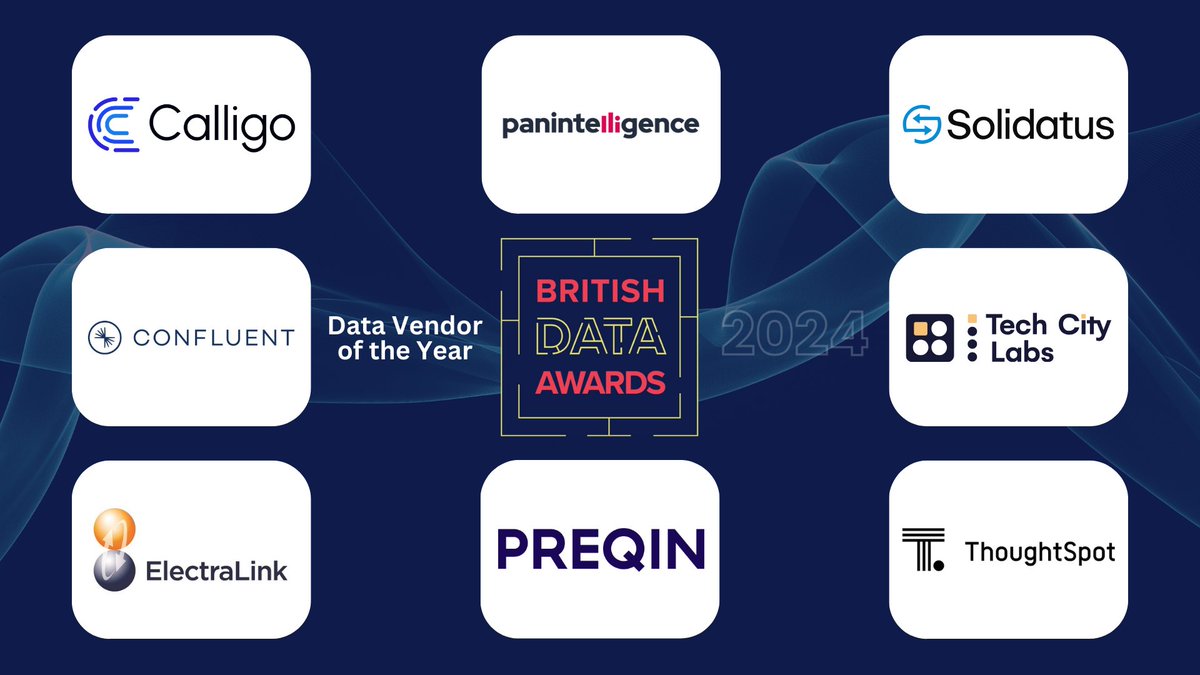 With the weekend just around the corner, there’s only one thing left to do! Today, we’re saying congratulations to the British Data Awards 2024 ‘Data Vendor of the Year’ Finalists!