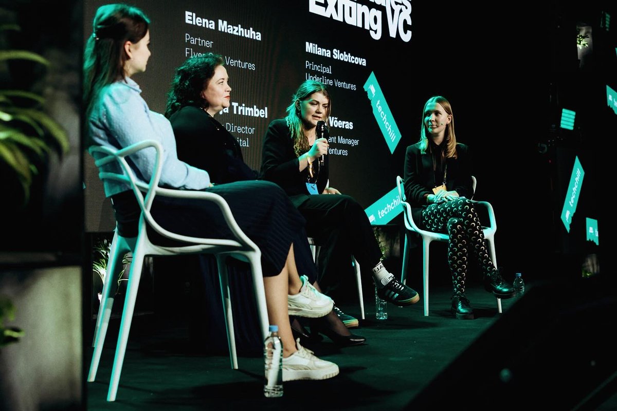 @TechChill in Riga has wrapped up. It was a pleasure to have F1V Partner @lenamazhuha moderating a discussion on such an important topic for our team — diversity in VC 🔥 We had the best time! You? #TechChill2024 #diversity #vc #venturecapital #fridayfeeling