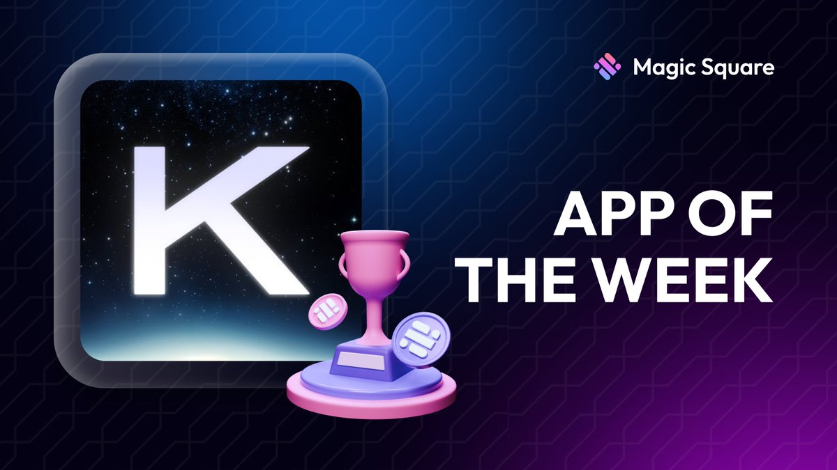 🥁🥁🥁 App of the Week: KIRAVERSE - @Kiraversegame The Next-Gen Multiplayer Game | Developed By: @ParamLaboratory Discover KIRAVERSE on the Magic Store 🪄 magic.store/app/kiraverse