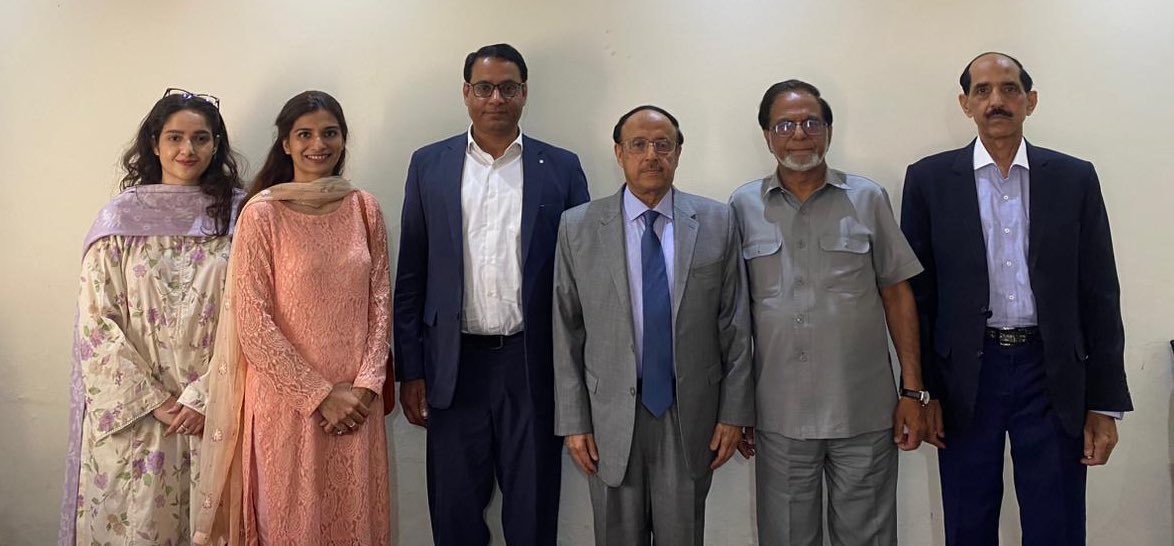 Delegation from NCRC visited NCHR Regional office Lahore, including Ms. Mehak Naeem, Mr. Pirbhu Satyani, and Mr. Khalid Naeem, to discuss cooperation on child rights issues. @RabiyaJaveri @NadeemAshraf042 @NCRC_Pakistan