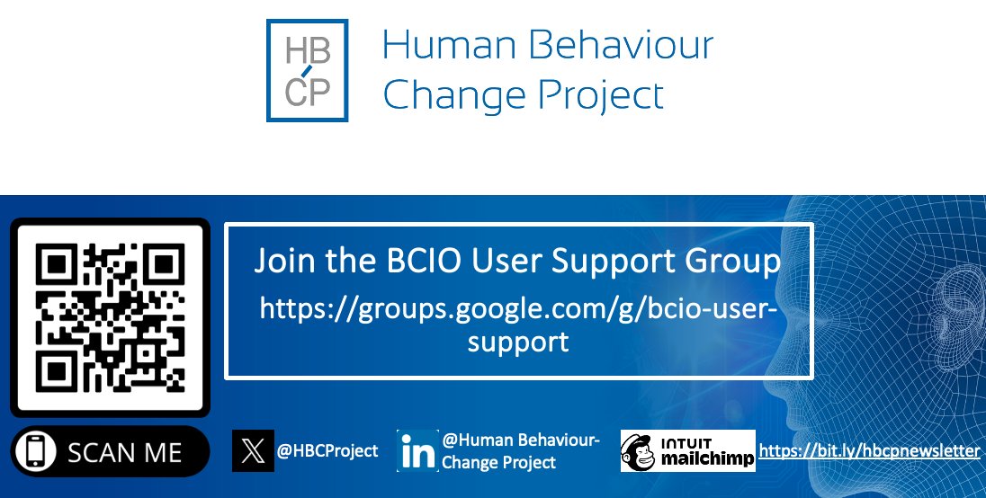 📢JOIN THE BCIO USER SUPPORT GROUP📢
groups.google.com/g/bcio-user-su…

Are you...
➡ planning to use the BCIO in upcoming work?
➡ already using the BCIO but have Qs or want to share your experiences?
➡ looking for resources on the BCIO?
➡ just curious for now?

💡This group is for you!