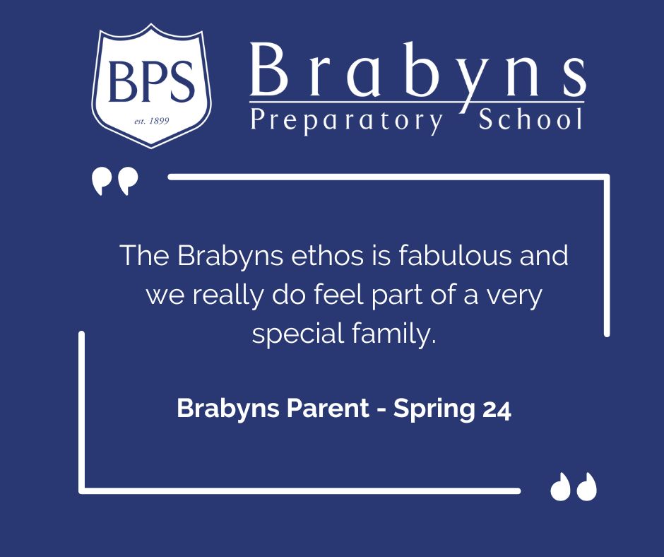 At Brabyns our nurturing ethos underpins everything we do. The respect, support and care extended by senior leaders, children, support staff and families alike makes our school family a very special one.
#BPSNurture #TeamBrabyns #independentschool #nursery #marple #stockport