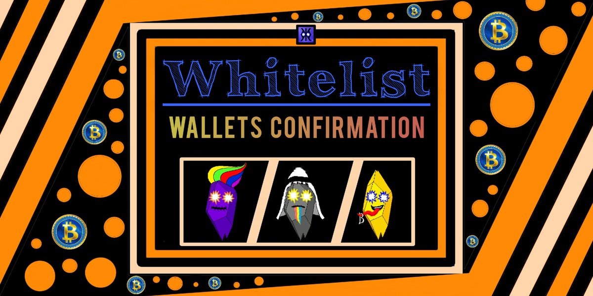 ✴ Whitelist CONFIRMATION ✴

✔Check WhiteList(gtd): docs.google.com/spreadsheets/d…

✅if you're in, So you must confirm your wallet by filling out this form: docs.google.com/forms/d/1aZ6SA…

📛 if you don't do this, we will delete your wallet from WL(gtd) list! 💯

⏳Confirmation Time: 48H
