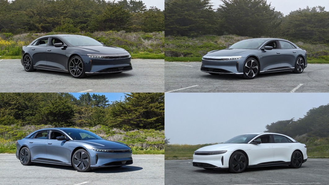 therealautoblog's tweet photo. 2024 Lucid Air Mega Road Test: We drive'em all, but cheapest Pure steals the show https://t.co/7zZhZXweLK https://t.co/tvccsEr7RF