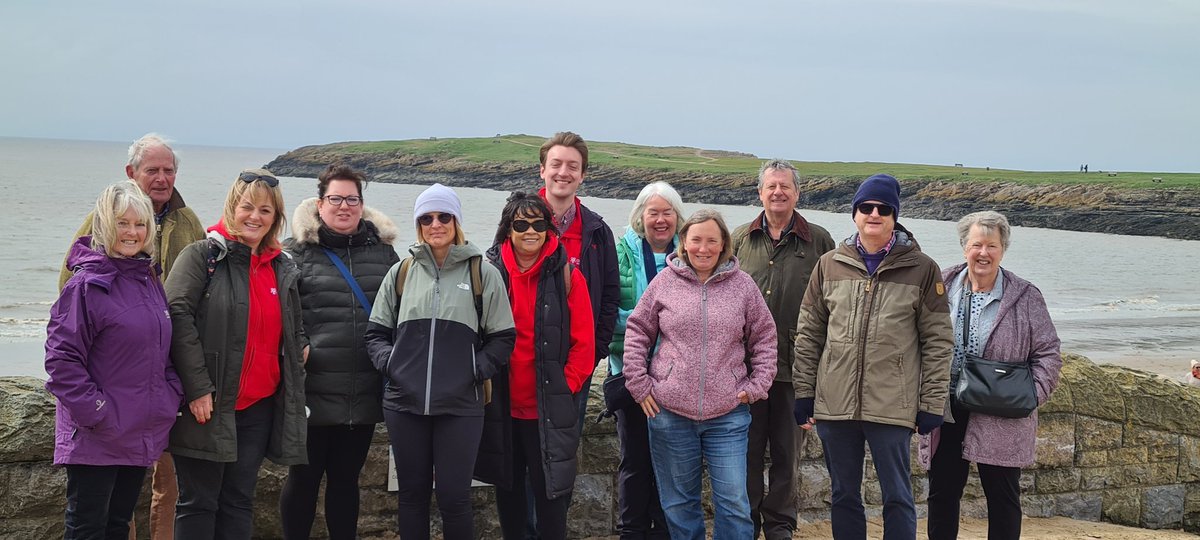 For #CarersActiveApril Carers Wales are taking a brisk walk with #carers and #volunteers along #BarryIsland