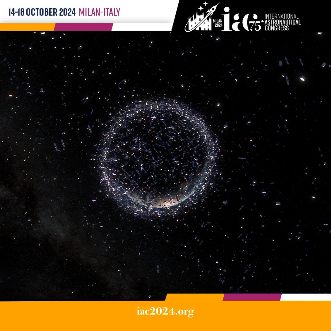 Rising satellite constellations & private space ventures escalate space debris concerns. Matera's SDLR innovation positions Italy as a leader in tracking & managing orbital hazards. Several sessions of the #IAC2024 will focus on possible solutions for the problem of space debris.