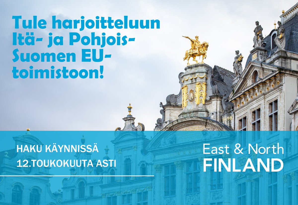 📢Tule meille harjoittelijaksi! Haku on auki 12.5.2024 saakka. ⭐️Lue lisää harjoittelijan tehtävistä ja hakuohjeista verkkosivuillamme: eastnorth.fi/2024/04/harjoi…