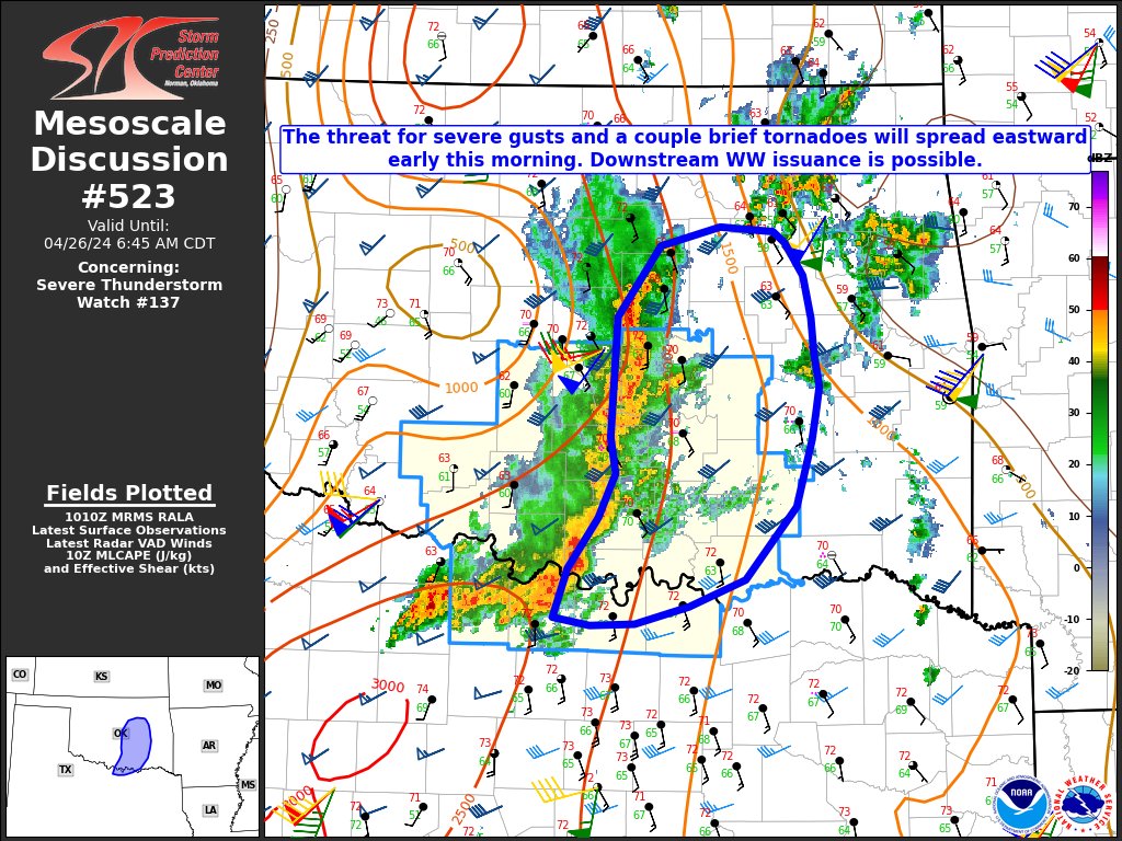 5:14am CDT #SPC_MD 0523 , #okwx #txwx, spc.noaa.gov/products/md/md…