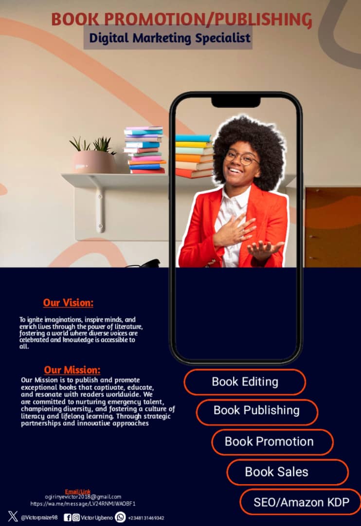 Are you an author looking to skyrocket your ebook sales? 📈 Look no further! As an experienced ebook marketer, I specialize in helping authors like you reach their full potential in the digital market. Here's why you should consider hiring me.