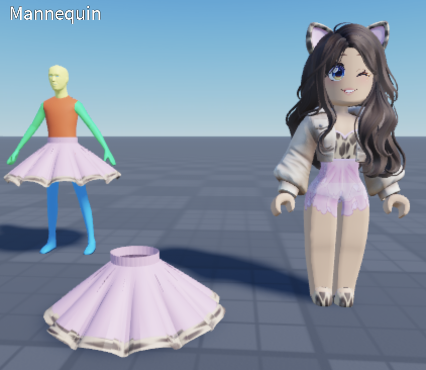 Is there an UGC creator who can help me out making my skirt fit my avatar? And remove some holes.. I just can't get it right 😭