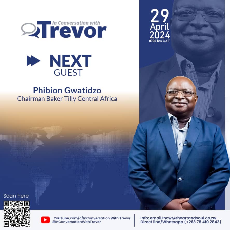 Our next guest is Phibion Gwatidzo, Chairman Baker Tilly Central Africa. Subscribe to our YouTube channel 📷👇🏾 youtube.com/@InConversatio……… for this quality conversation #ICWT24