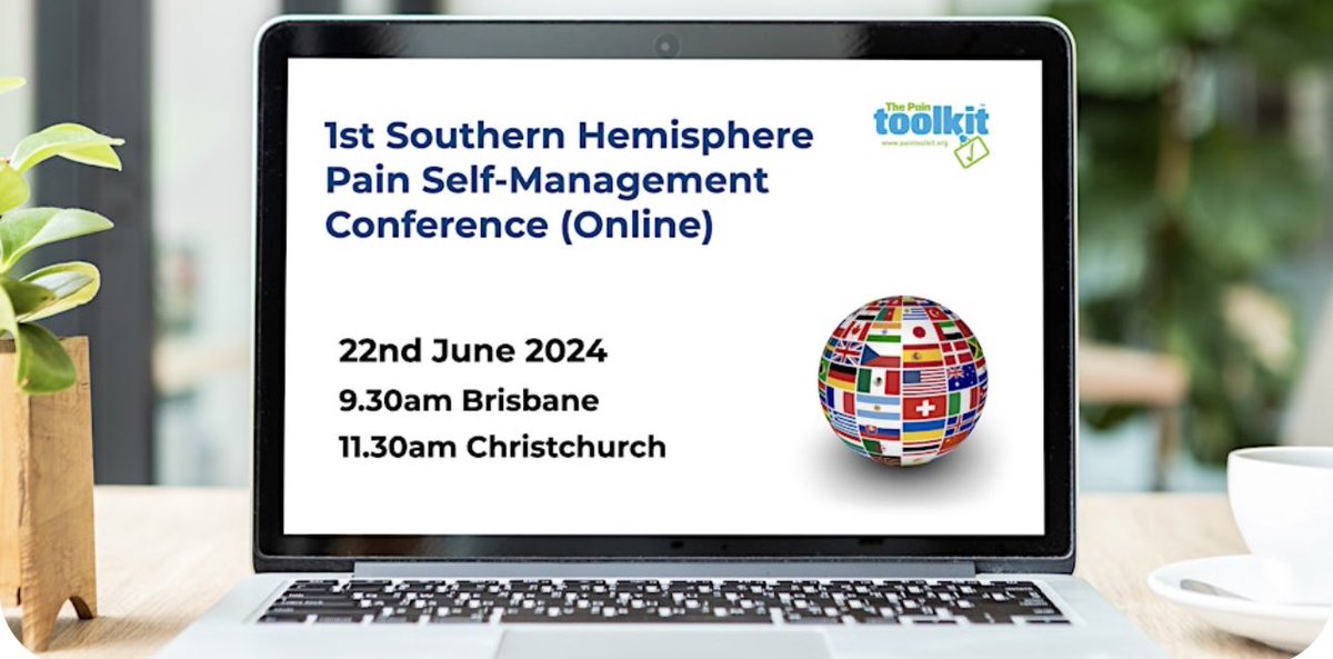 Saturday, 22 June 1st Southern Hemisphere Pain Self-Management Conference (Online) Donation eventbrite.co.uk/e/1st-southern… #SelfmgtLIVING-Works @AusPainSoc @NZPainSoc