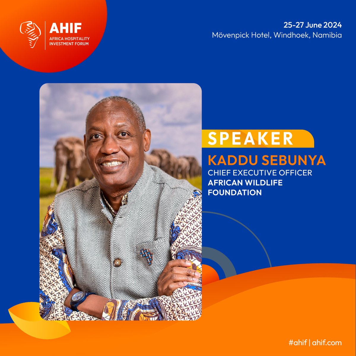 Meet Kaddu Kiwe Sebunya, CEO of African Wildlife Foundation: Visionary Leader and Champion of African Conservation. Don't miss the opportunity to engage with him and other leaders at AHIF 2024! hubs.la/Q02v7CSs0