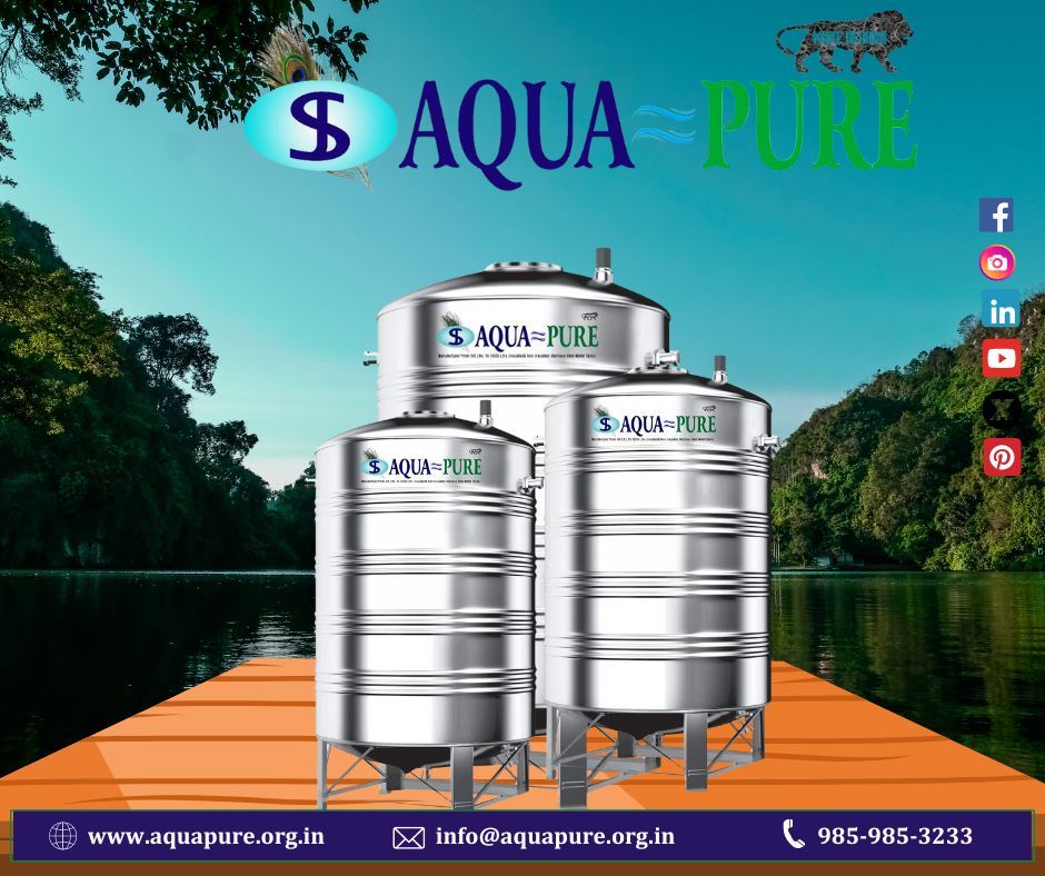 Trust Aquapure for the best in SS water storage tanks 
🌐aquapure.org.in
📞985-985-3233
  #Aquapure #SSWaterTanks #BestQuality #ReliableStorage #PureWater