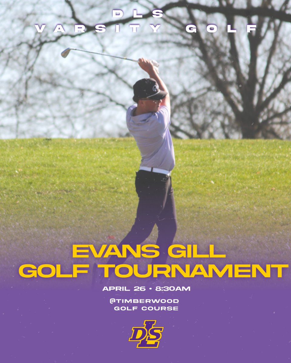 Good luck to DLS Varsity Golf in their Evans Gill Golf Tournament at Timberwood Golf Course at 8:30AM, today, April 26. Let’s go, Pilots! #PilotPride @DLSPilotsGolf