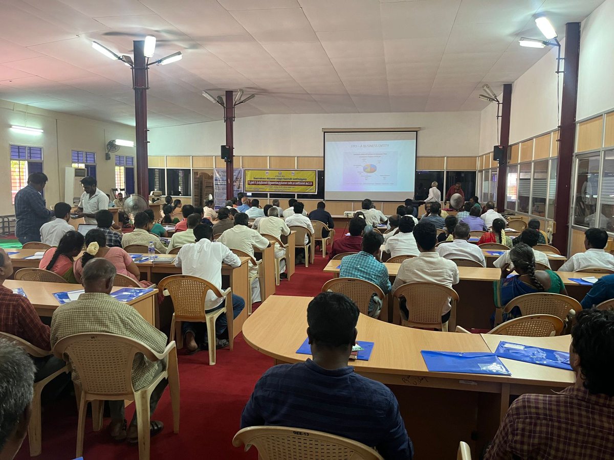 Agribusiness activities;
 Awareness programme on Agri enterprises activities for Shareholders of Farmers producer companies in Coimbatore district 
Posted by ABS MDPU