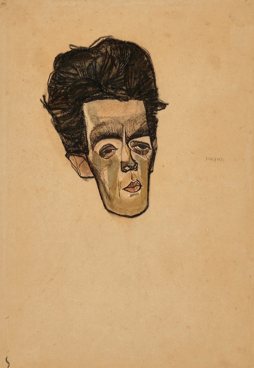 #EgonSchiele (1890-1918) - Self-Portrait, 2010