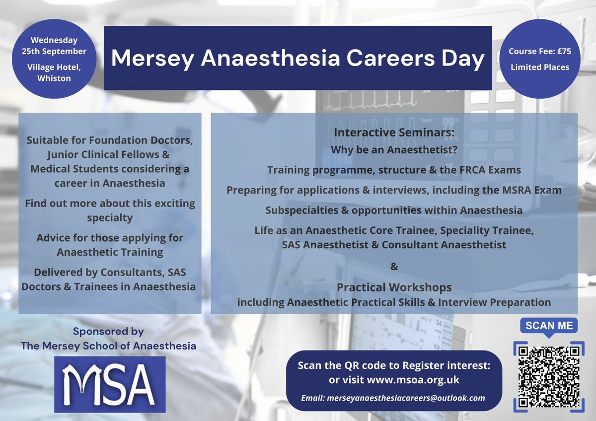 Mersey Anaesthesia Careers Day tweet media
