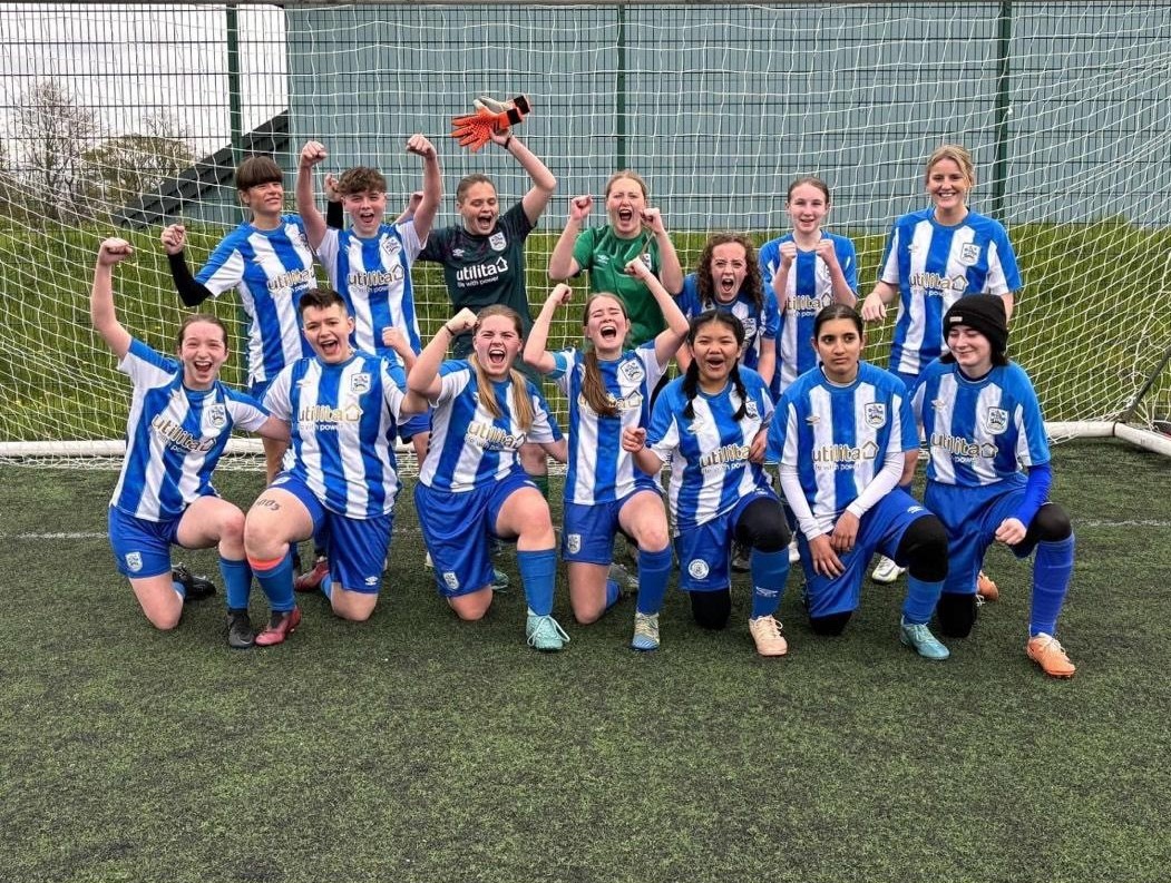 ⚽️🏆 Huge well done to our Women's F&E Team, ran in partnership with @CalderdaleCol, on being crowned champions of the @AoC_Sport Y&H Women's League 2 this week. A 2-1 victory against @ThomRothCol on Wednesday secured the title for our girls. #htafc