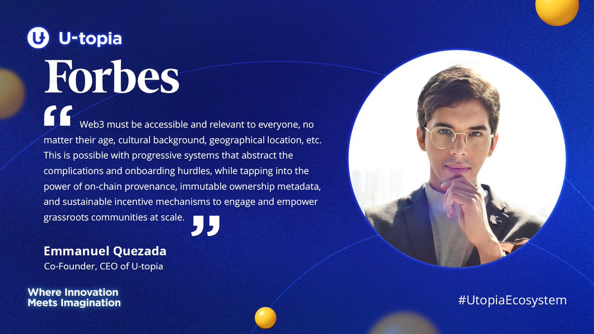 'Web3 must be accessible and relevant to everyone' - Our CEO, Emmanuel Quezada on the future of crypto in @Forbes Read the full article to learn how we're building progressive systems to bridge the financial gap. forbes.com/sites/ronshevl…