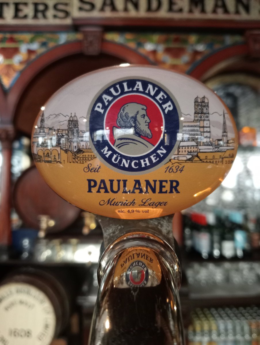 Available @CrownBarBelfast @Nicholsonspubs on our craft tap for a limited time you don't have to wait for the German beer market tent @belfastcc Hall 🏛️ to arrive...🍻 @camra_ni @CraftBeerHour @craftbeersoflre @bftwni