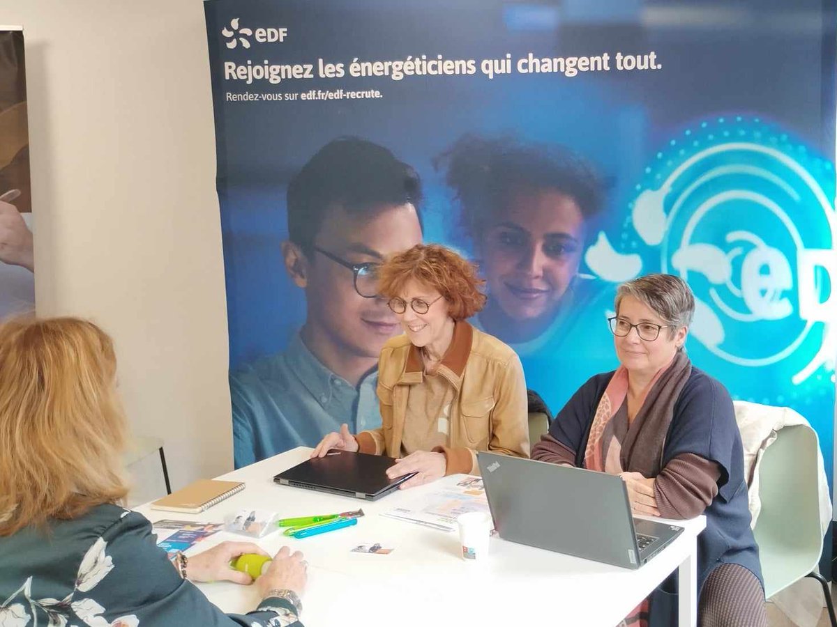 L'emploi➕inclusif, une démarche active pour EDF !

🙌Bravo aux jeunes participantes et participants motivés du #jobdating multi entreprises hier dans nos locaux organisé avec la mission locale de #Toulouse et le collectif des entreprises pour une économie plus inclusive.