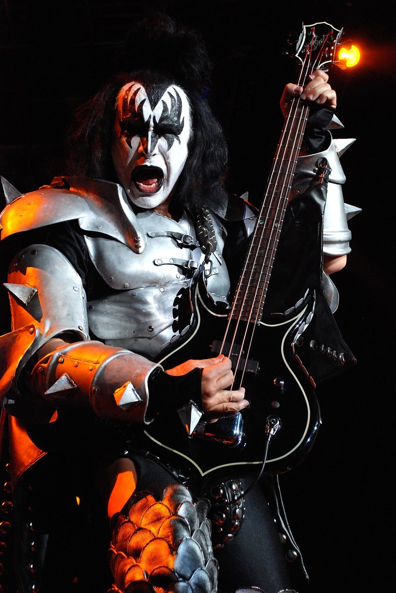 Gene Simmons, 'Man of a Thousand Faces'. Photos by me through the years. #genesimmons #thedemon #KISS