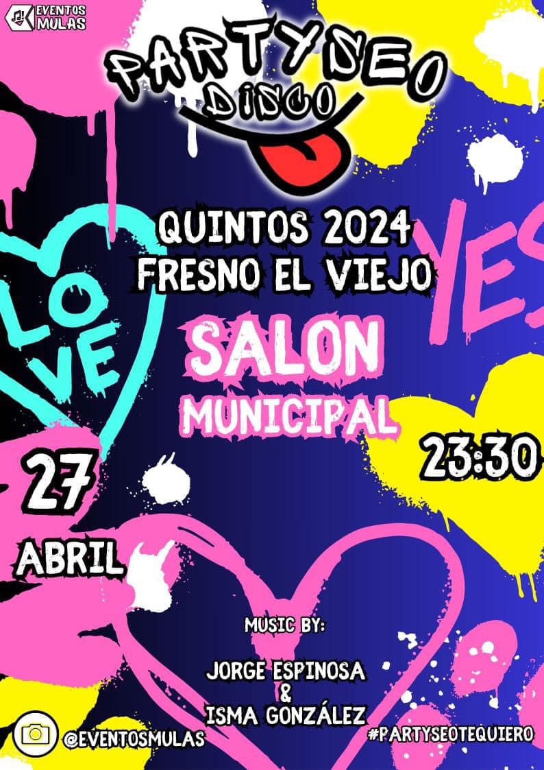 ‼️ATENCIOOOON‼️
Debido a las inclemencias del tiempo la fiesta de QUINTOS se realizará en el SALÓN DEL AYUNTAMIENTO!
Se ruega difusión‼️