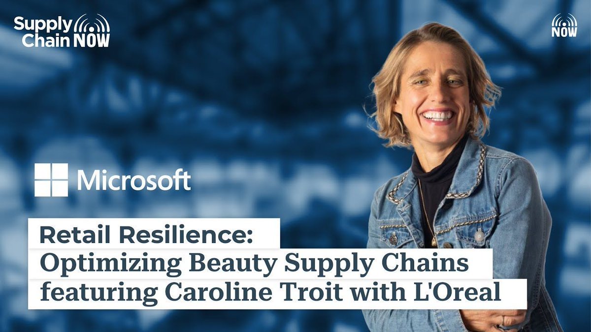 'Retail Resilience: Optimizing Beauty Supply Chains featuring Caroline Troit with L'Oreal' - - #supplychain #tech #news buff.ly/3WaGN2p