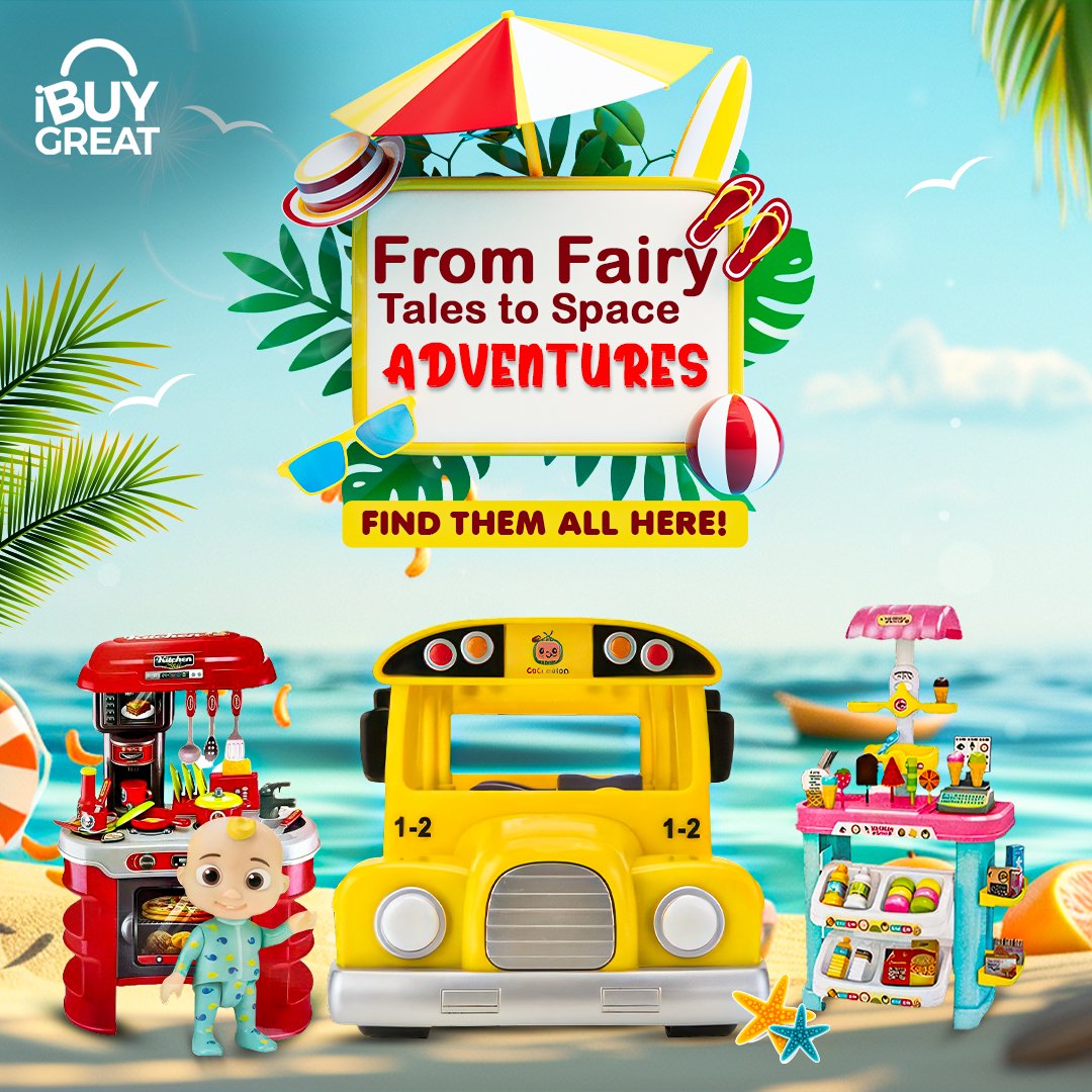 From fairy tales to space journeys, we've got it all covered. Find joy, wonder, and endless fun for your little ones right here!

#ibuygreat #colouringfun #fairytales #storytime #creativityforkids #satisfiedcustomer #kidsactivities #actionfigures #toycollector #toyshop