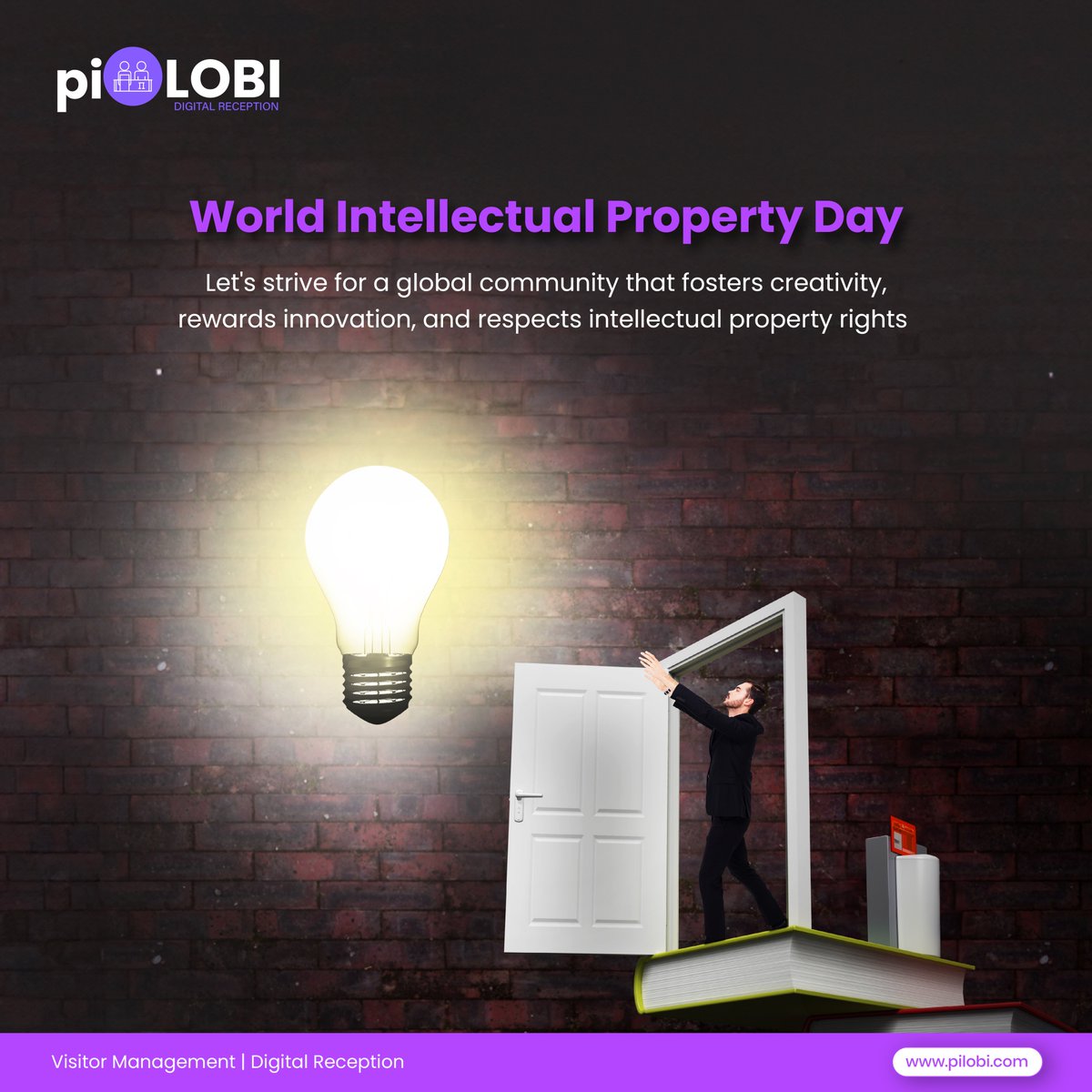 Join us 🤝 in celebrating World Intellectual Property Day! Together, we can build a world 🌏 where ideas flourish and creators thrive.

Visit us: pilobi.com 👈

#WorldIPDay #Innovations #iplaw #copyrightlaw #visitormanagementsystem #visitormanagementsoftware #pilobi