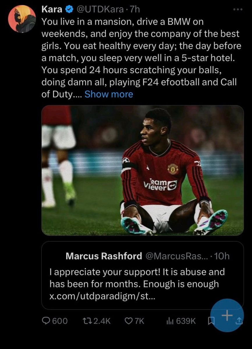 Comparing a r*pist with a guy from academy that literally broke his back for us... United fans for you 👏🏻👏🏻👏🏻👏🏻👏🏻