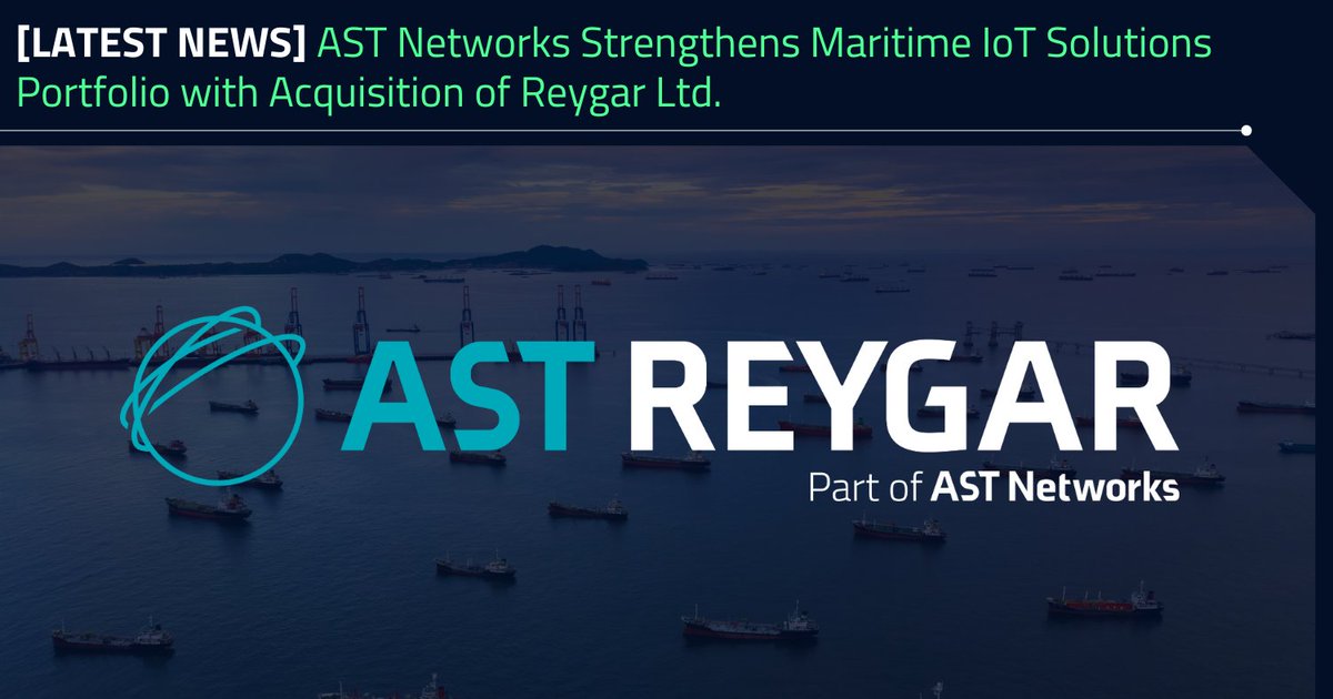 [BREAKING NEWS] Read the full story here >>> bit.ly/3vZBmJ5
#ASTNetworks #Reygar #partnerships #remotemonitoring #vesselmanagement #operationalefficiency #smartsolutions #maritime