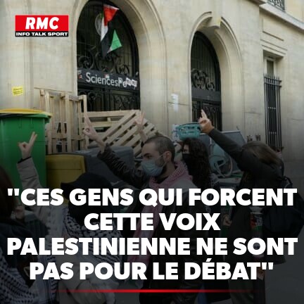 🪧 Sciences Po Paris: faut-il déloger les étudiants pro-palestiniens mobilisés? ► l.rmc.fr/y6f