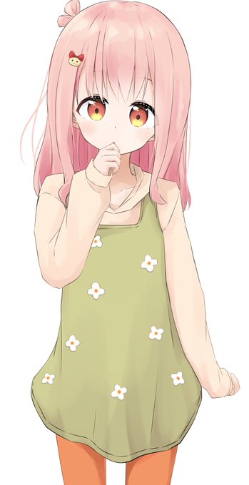 「food-themed hair ornament pink hair」 illustration images(Latest)