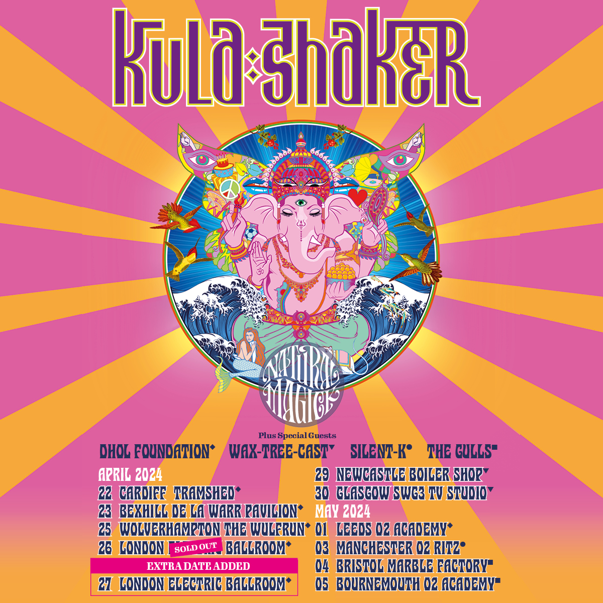 Tonight's show for @kulashaker is SOLD OUT but there are still a few tickets available for tomorrow's show. Be quick and secure your ticket via the link: electricballroom.seetickets.com/.../the.../295…