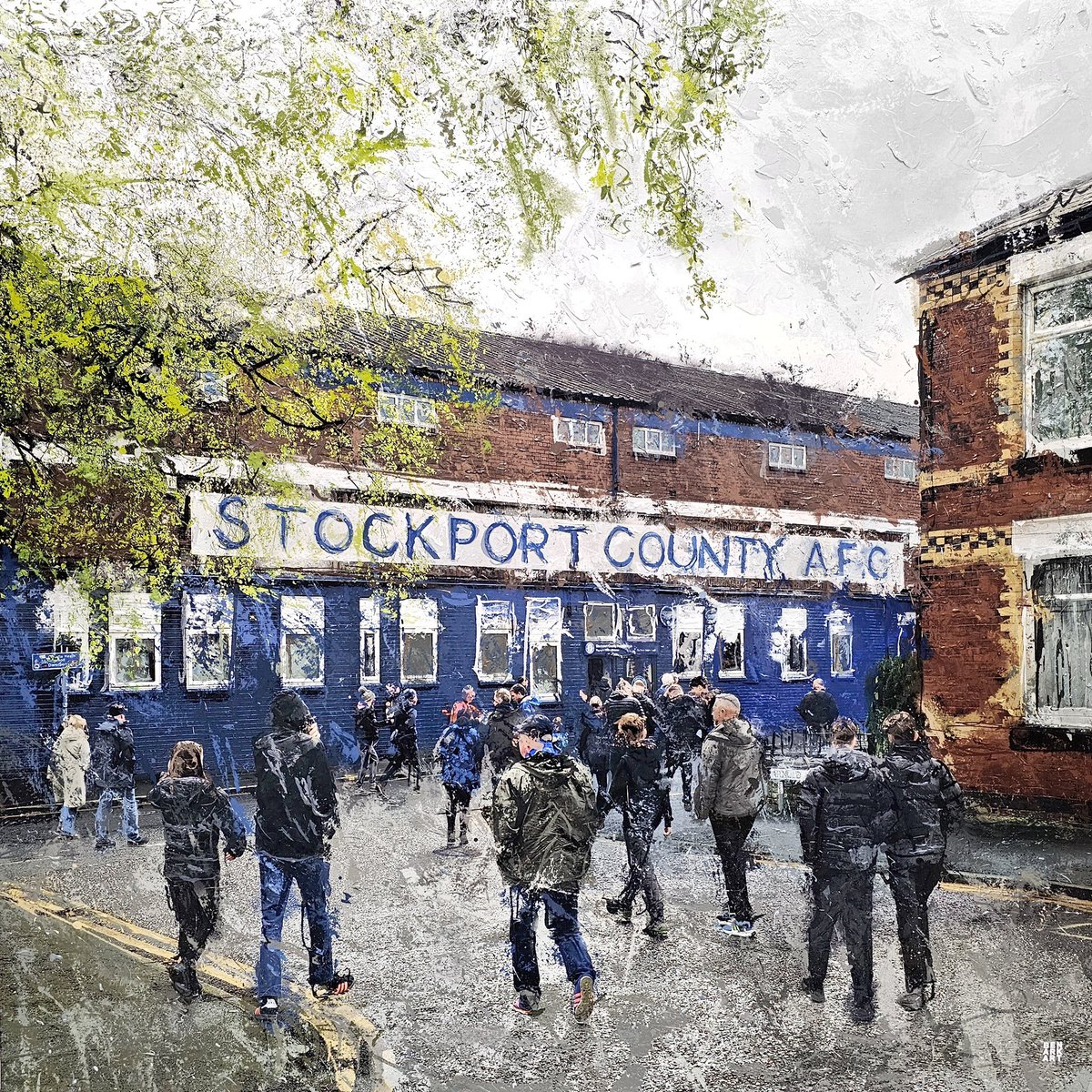 Some new pieces have just arrived in the gallery by Ben Ark featuring the Champions… Stockport County 🏆 #BenArk #StockportCounty @StockportCounty