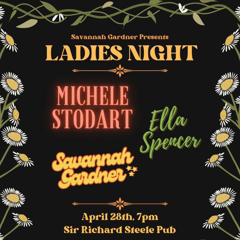 Cowgirls coming to the farm! @MicheleStodart, @savgardnermusic and @ellamspencer are also playing at the Sir Richard Steele in London this Sunday the 28th - get down there