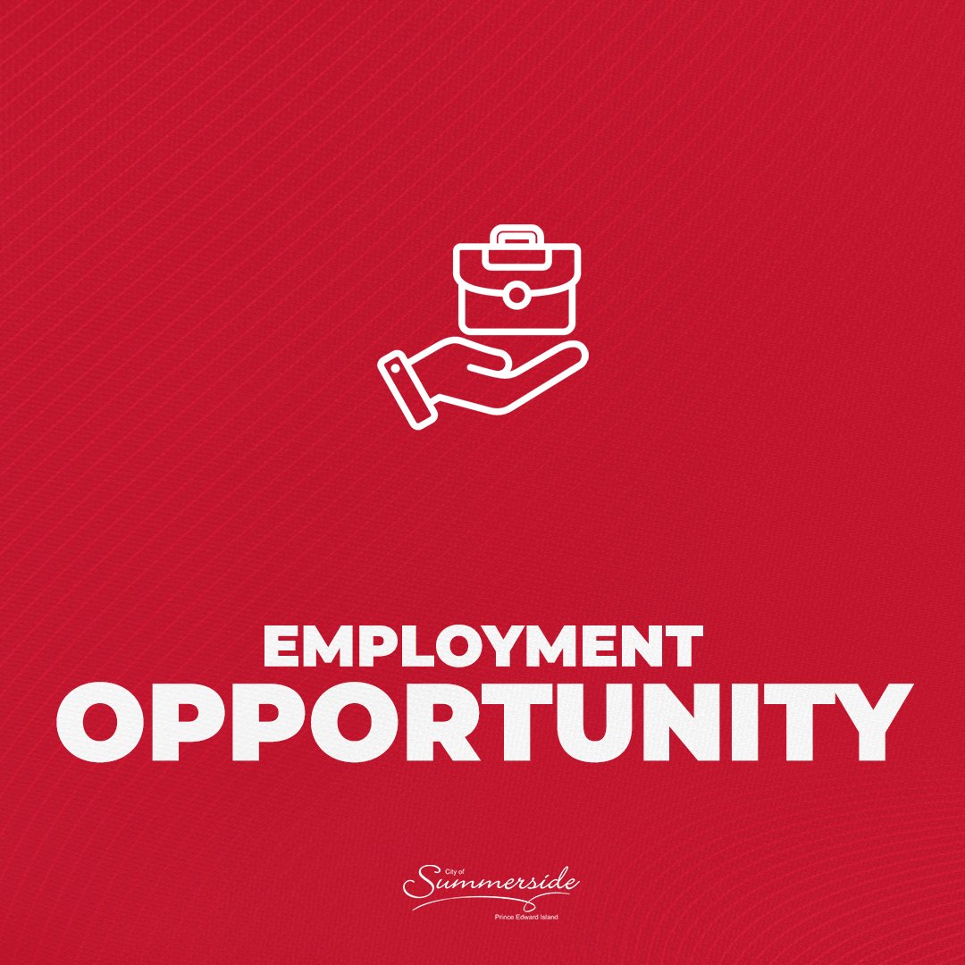EMPLOYMENT OPPORTUNITY 👥 📌 Stores Clerk – Municipal Services ✅ Rate of pay: $30.62 per hour ✅ Full-time, permanent, 40 hours per week Learn more + apply: bit.ly/summerside-jobs Deadline to apply is Tuesday, May 7th at 1:00pm❗️ #Summerside