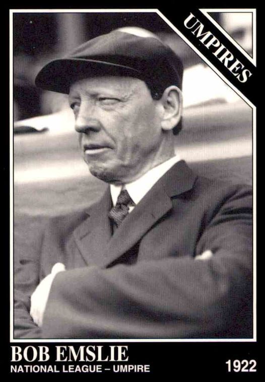 Longtime St. Thomas, Ont., resident and @CDNBaseballHOF inductee Bob Emslie passed away 81 years ago today at the age of 84. He's best known as a MLB umpire, but he also won 32 games as a pitcher for the Baltimore Orioles of the American Association in 1884.