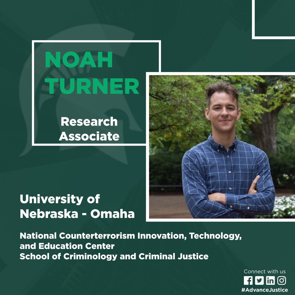 Congratulations on your graduation Dr. <a href="/NoahDTurner/">Noah D. Turner</a>! 

It has already been incredible to see the work you have been doing at <a href="/NCITE_COE/">NCITE - A DHS Center of Excellence</a>, we are excited to see the work you will continue to do!

#AdvanceJustice #MSUSocialScience