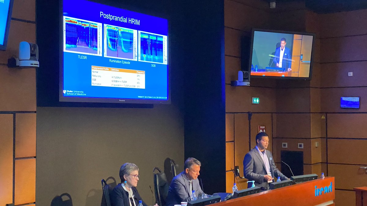 High resolution manometry in reflux assessment isn’t just about finding the lower esophageal sphincter. @AmitPatelDukeMD from @Duke_GI_ speaking at #OESO2024 discussing what else HRM can offer in GERD management.