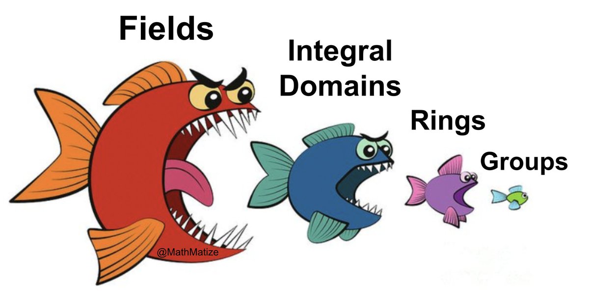 Abstract algebra food chain