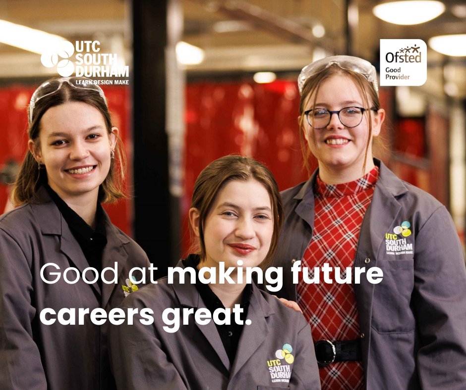 UTCSouthDurham's tweet photo. Following an Ofsted inspection in March, we are delighted to announce we have officially been rated ‘Good’ in all areas.

Read the full report ⬇

https://t.co/Wnad8f1yKf https://t.co/POKB4Gt4dy