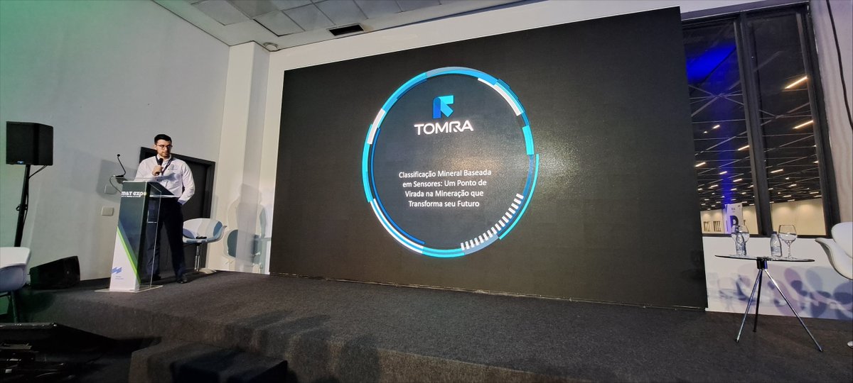 TOMRAMining's tweet image. Thank you for attending Rodrigo Chaves’s presentation about “#SensorBased Mineral #Sorting: A Turning Point in Mining that Changes its Future” at the #VDMA Technology Symposium. If you want to know more, contact #TOMRA #Mining team, we'll be happy to help! tomra.com/en/contact-us