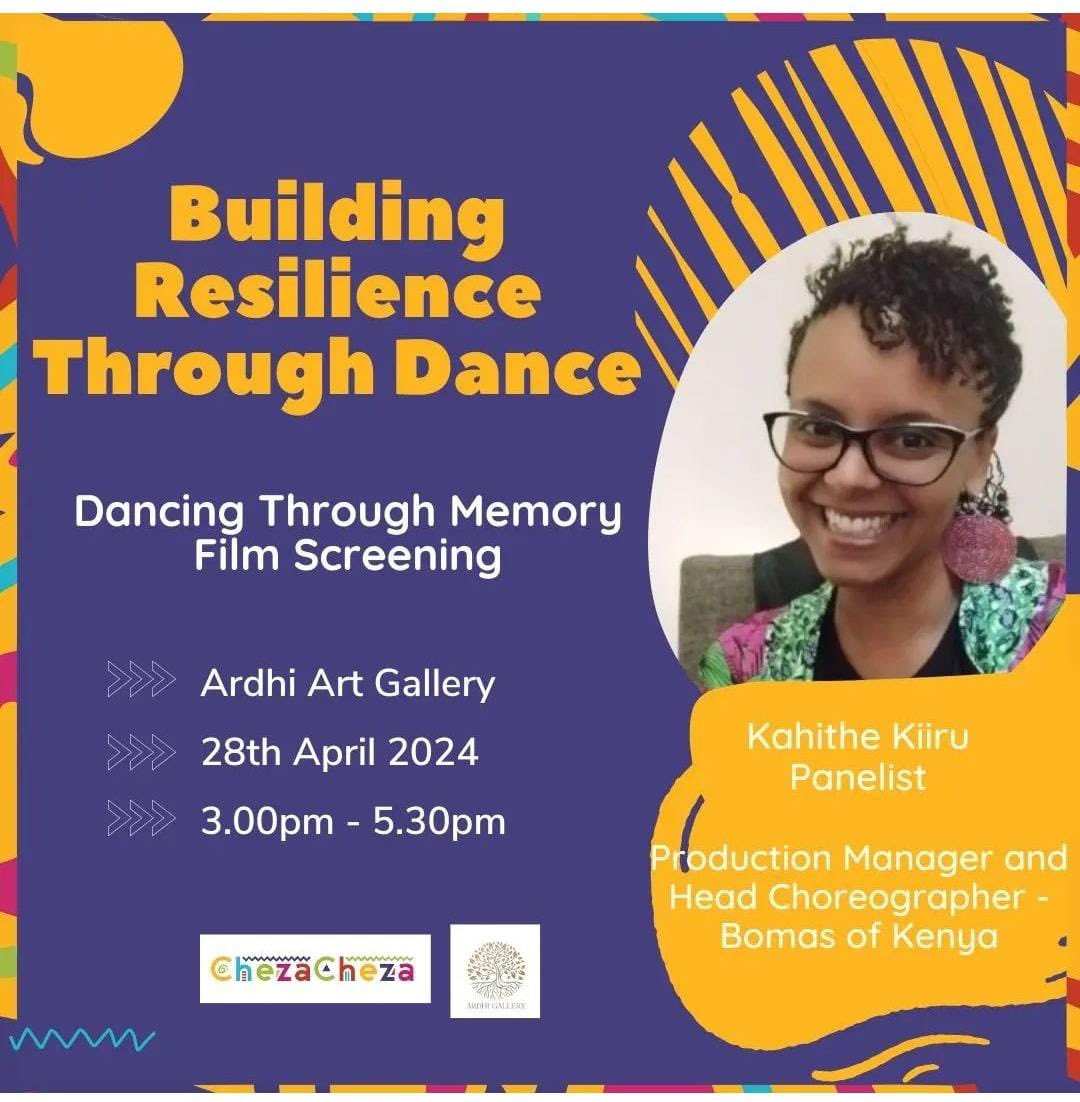 Experience the transformative power of dance with @chezachezadance this Sunday 28th April 2024! Don’t miss out on a captivating panel discussion by our talented Head of Production @kahithe #chezachezanadancefoundation #buildingstrongmindsthrudance